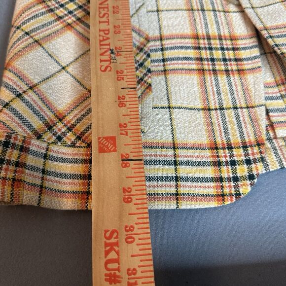 Vintage tailored clothing by H.I.S plaid blazer mens 1970s size 36R - Picture 4 of 11